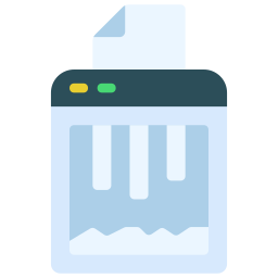 Paper shredder icon