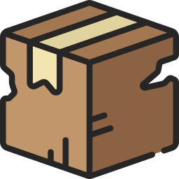Damaged package icon