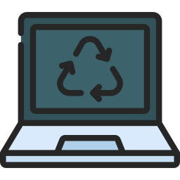 Recycled tech icon