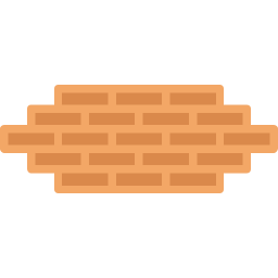 Bricks wall icon