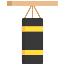 saco de boxeo icono