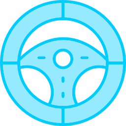 Steering wheel icon