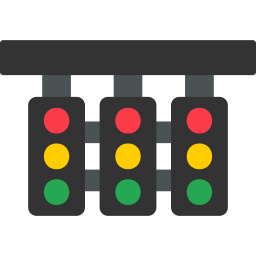 Traffic lights icon