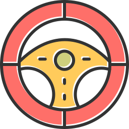 Steering wheel icon