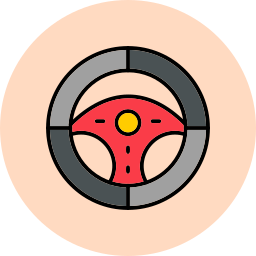 Steering wheel icon