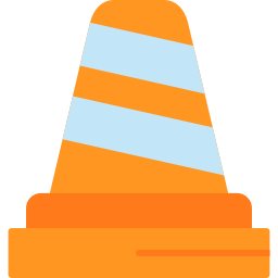 Traffic cone icon