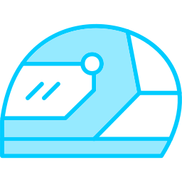 casco da corsa icona