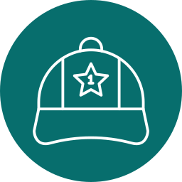 czapka baseballowa ikona