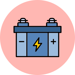 Car battery icon