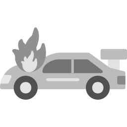 Car accident icon