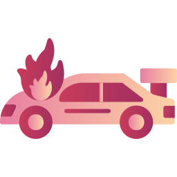 Car accident icon