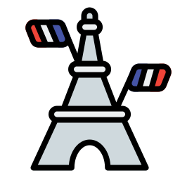 Bastille day icon