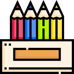 Colored pencils icon