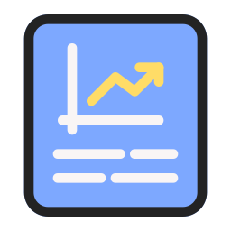 rapport d'activité Icône