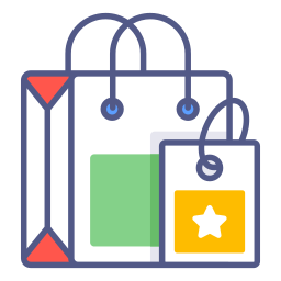 Shopping bag icon