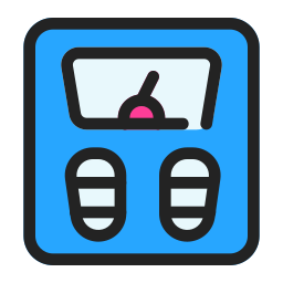 Weight scale icon