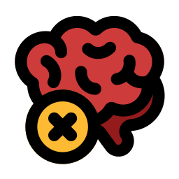Brain inflammation icon