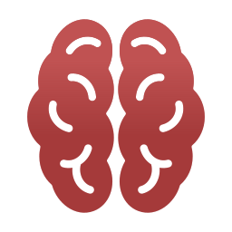 Brain organ icon