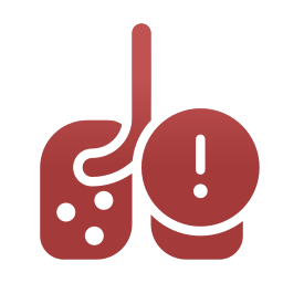 Lung cancer icon