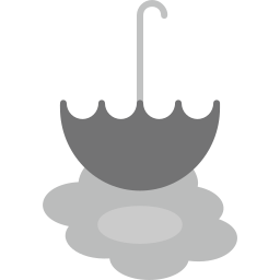 sombrilla icono