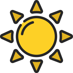 brillo solar icono