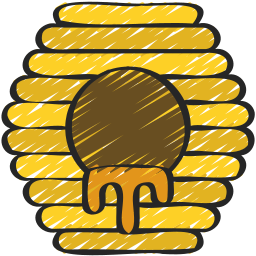 Bee hive icon