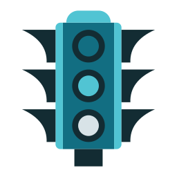 Traffic light icon