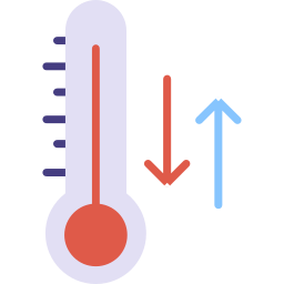 la temperatura icono