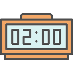 Digital clock icon