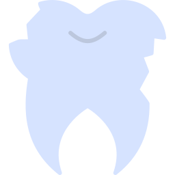 dente rotto icona