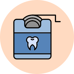 Dental floss icon