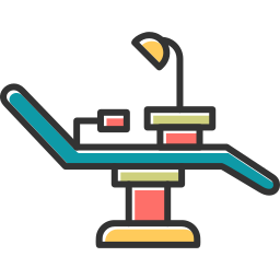 poltrona da dentista icona