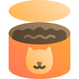 comida de gato icono