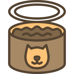 comida de gato icono