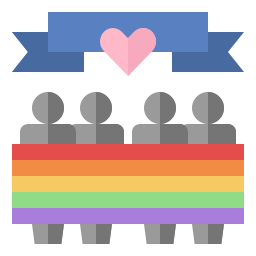 Pride parade icon