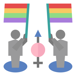 Pride parade icon
