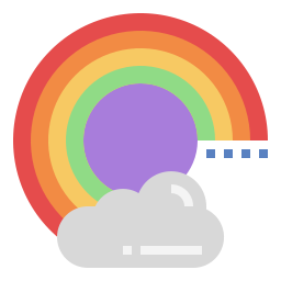 regenboog icoon