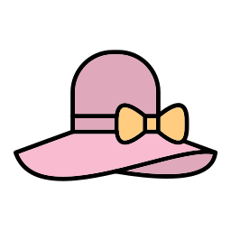sombrero pamela icono
