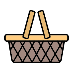 koszyk piknikowy ikona