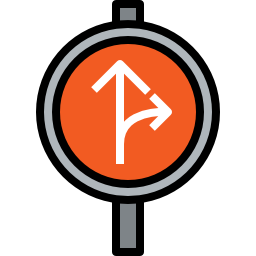 Traffic sign icon