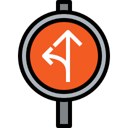 Traffic sign icon