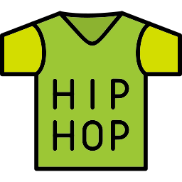 camiseta de manga corta icono