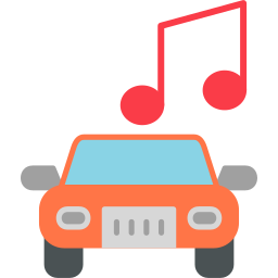 auto muziek icoon