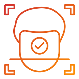 Face scanner icon