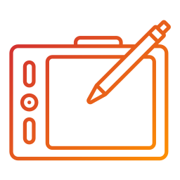 Pen tablet icon