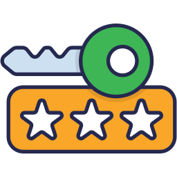 Rating stars icon