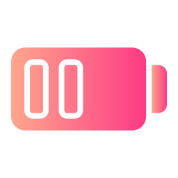 Half battery icon