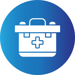 First aid kit icon