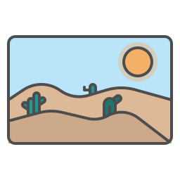 deserto Ícone