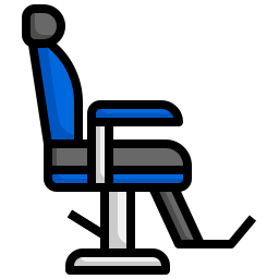 Парикмахерское кресло иконка